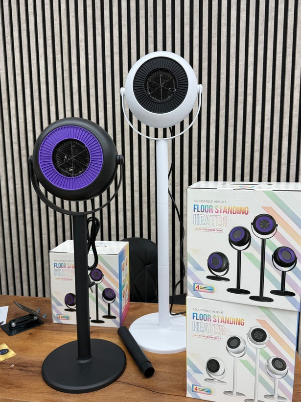 بخاری برقی ایستاده فن‌دار LKS-800 تنظیم ارتفاع